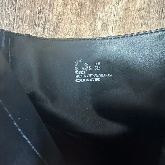 Coach Black Deni Bootie - Picture 2 of 4